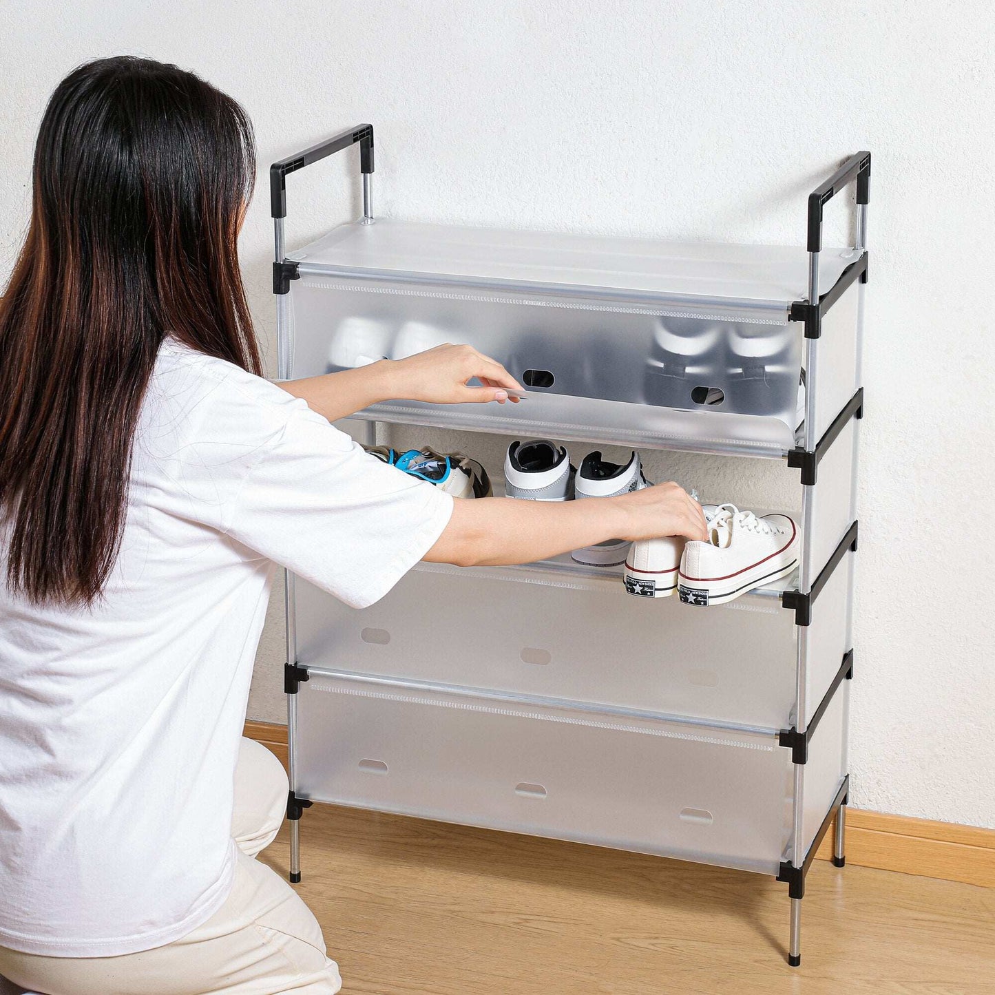 Multi-Tier Dust-Proof Shoe Rack