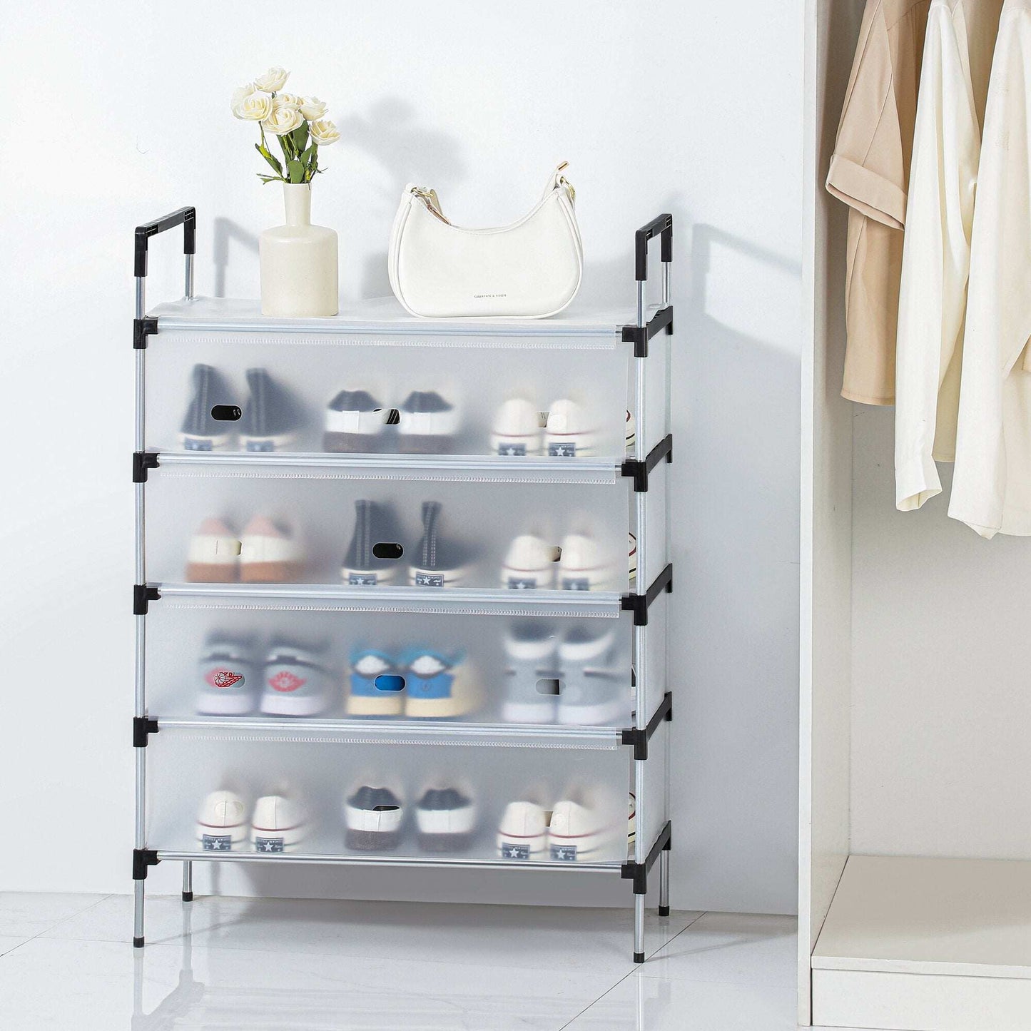Multi-Tier Dust-Proof Shoe Rack