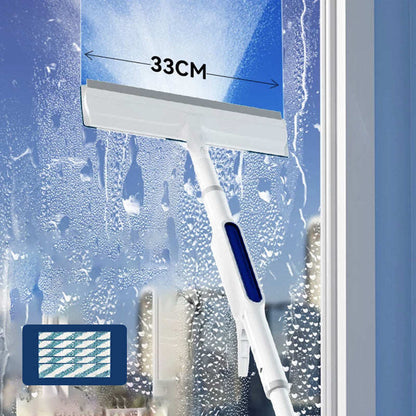 Double-sided spray expansion window cleaner