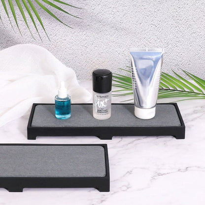 Silicone Diatom Mud Drying Tray with Fast-Absorb Sponge Rack(28 cm)