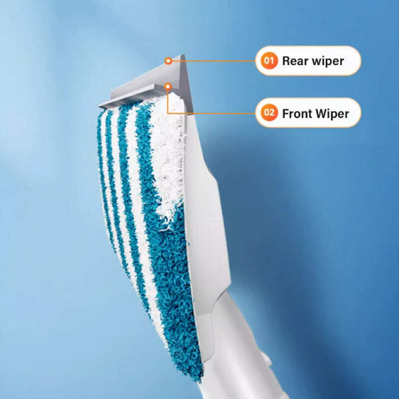Double-sided spray expansion window cleaner