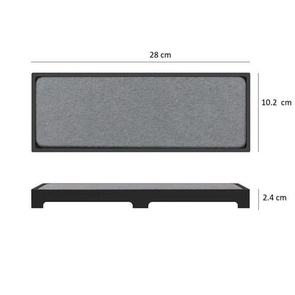 Silicone Diatom Mud Drying Tray with Fast-Absorb Sponge Rack(28 cm)