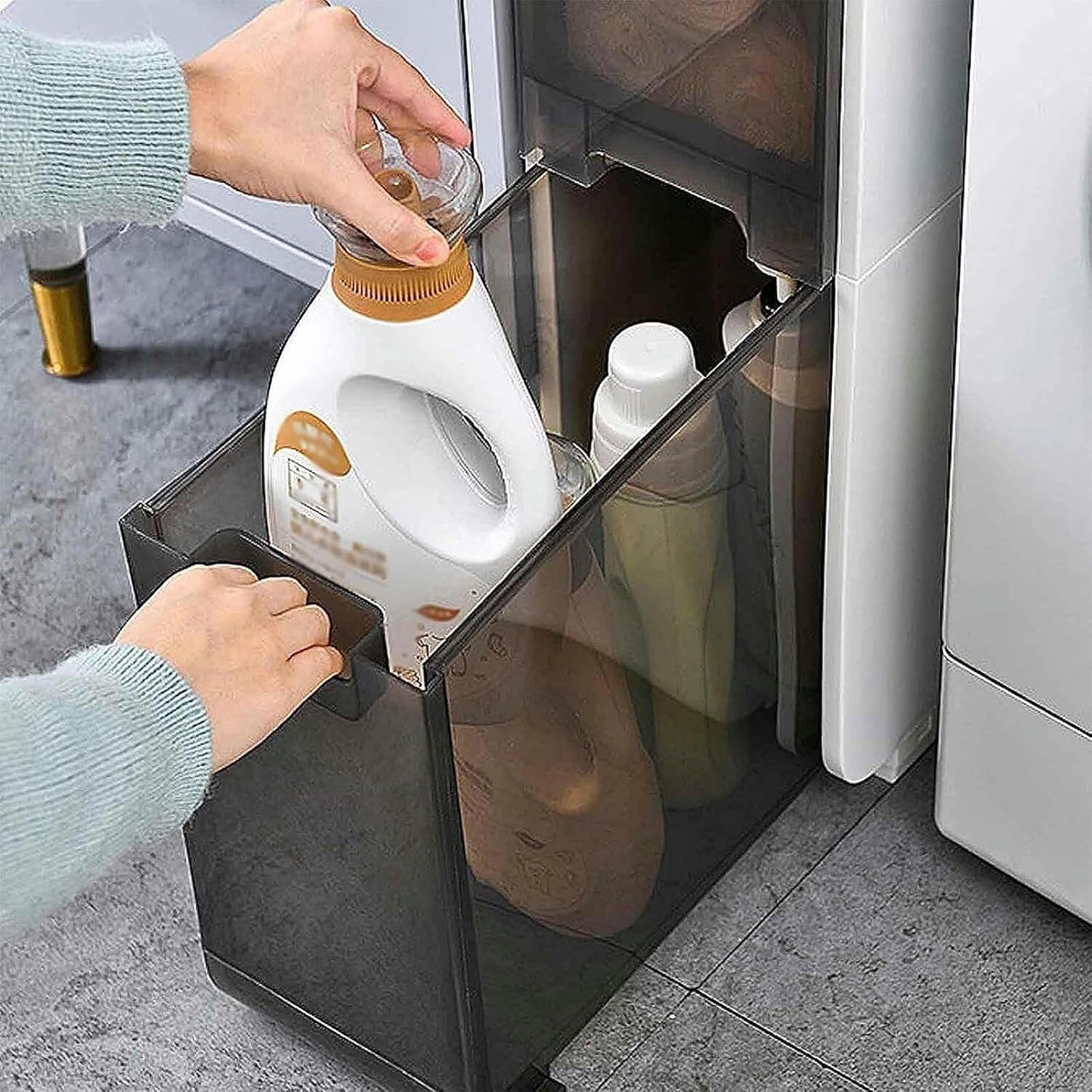 Slim-Fit Multi-Functional Storage Cabinet