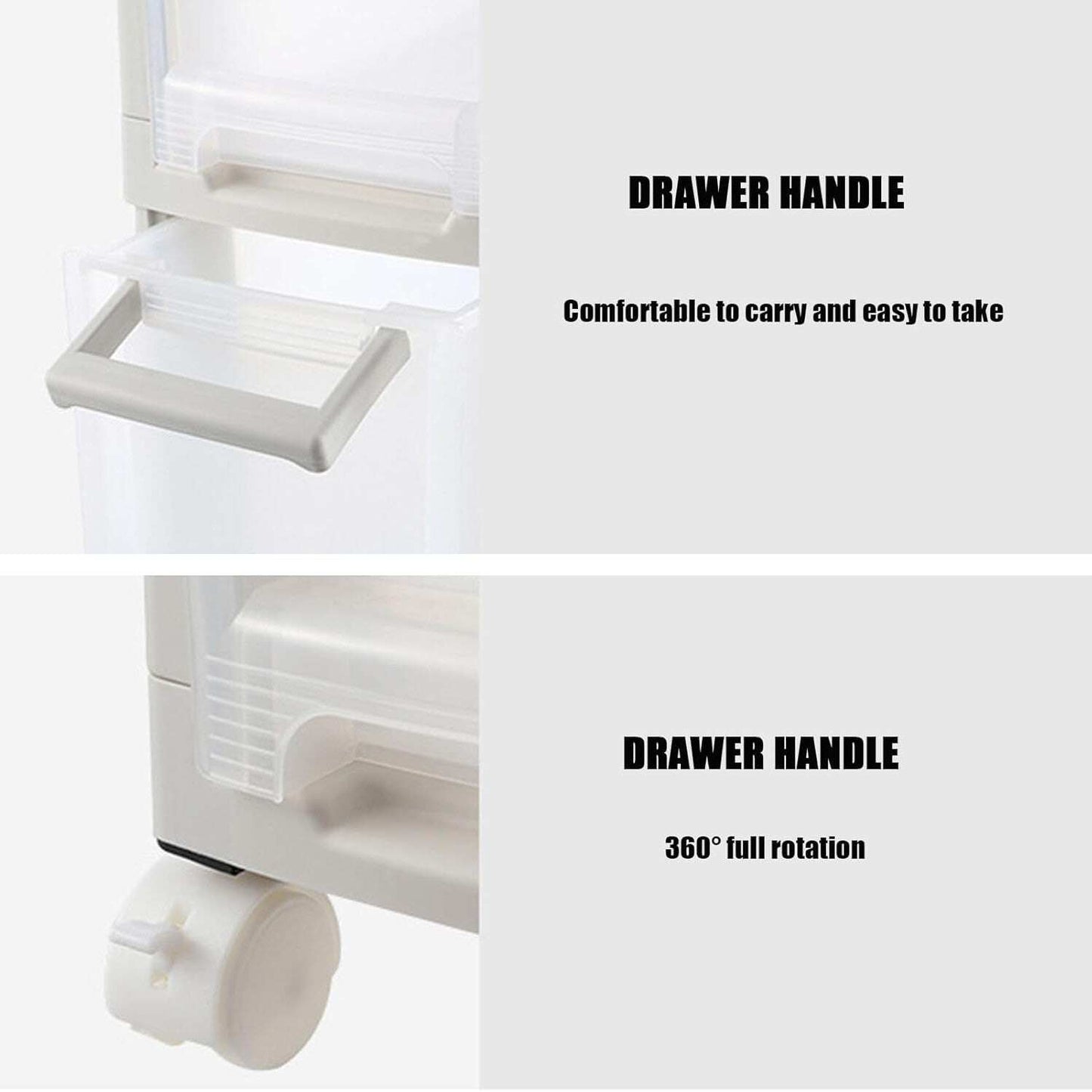 Space Saving Slim Organizer with Drawers
