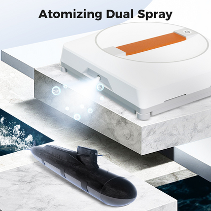 Automatic Window Cleaner with Dual Spray Spots? Streaks? Let this smart robot handle the shine!