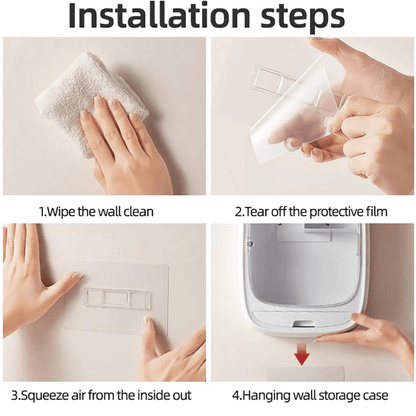 Multipurpose Wall Mounted Cosmetic Storage Box (34cm)