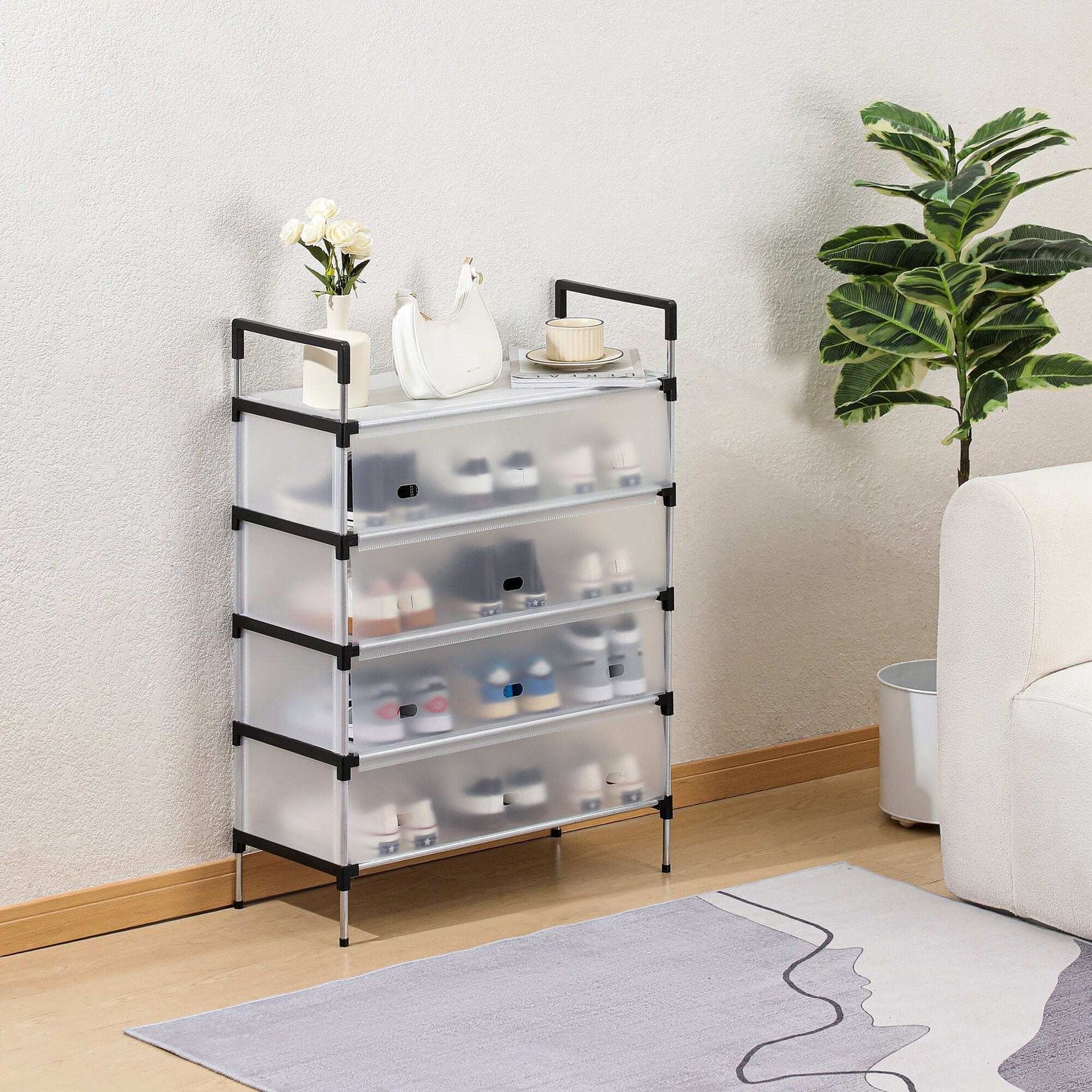 Multi-Tier Dust-Proof Shoe Rack