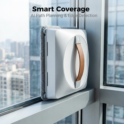 Automatic Window Cleaner with Dual Spray Spots? Streaks? Let this smart robot handle the shine!