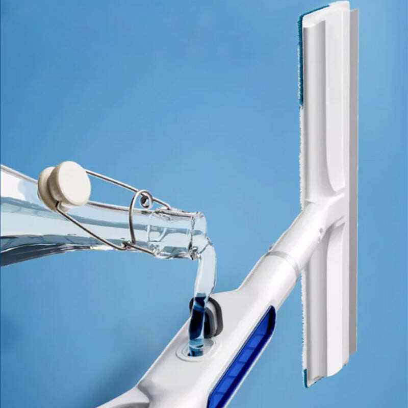 Double-sided spray expansion window cleaner