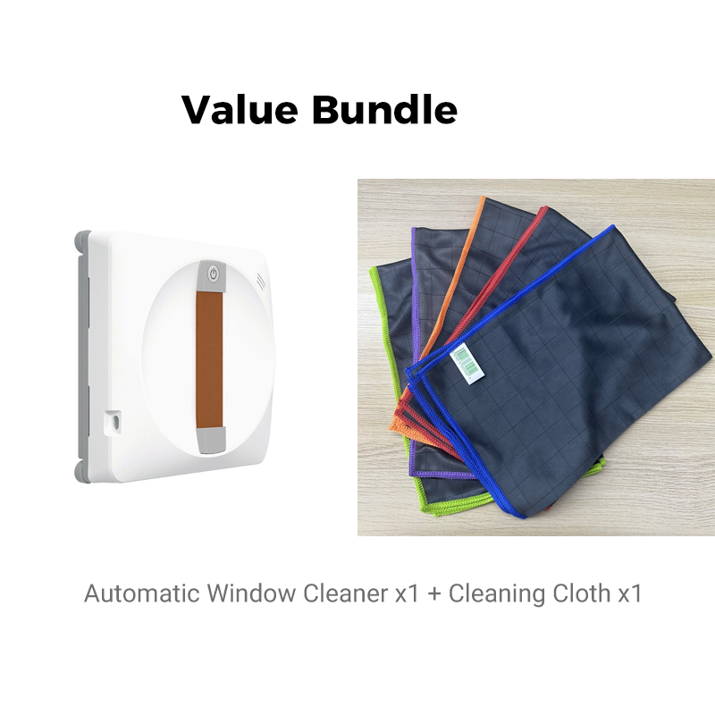 Automatic Window Cleaner with Dual Spray Spots? Streaks? Let this smart robot handle the shine!