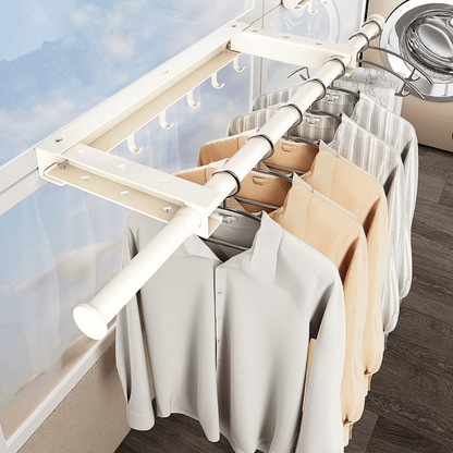 Luxury Telescopic Wall-Mounted Folding Clothes Drying Rack