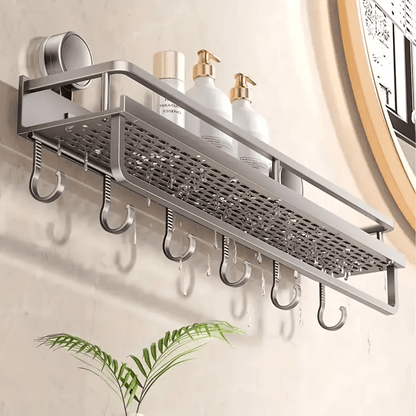 Punch-Free Bathroom Storage Rack (59cm)