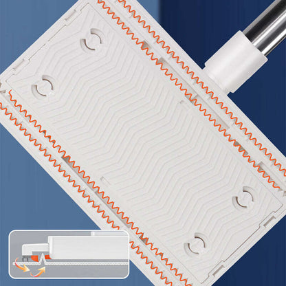 Disposable Dust Mop with 4 Reusable Cloths