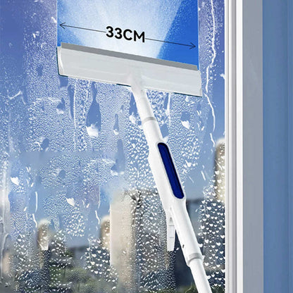 Double-sided spray expansion window cleaner