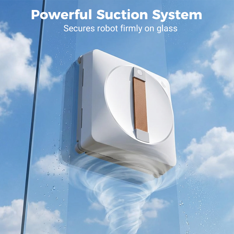 Automatic Window Cleaner with Dual Spray Spots? Streaks? Let this smart robot handle the shine!