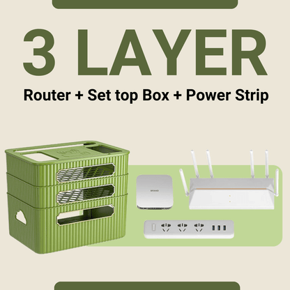 Multifunctional Router Storage Box