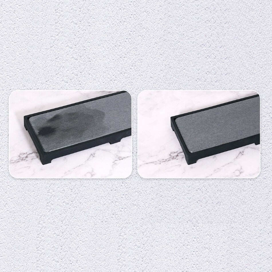Silicone Diatom Mud Drying Tray with Fast-Absorb Sponge Rack(28 cm)