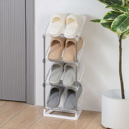 Multi-layer Stackable Steel Shoe Stand