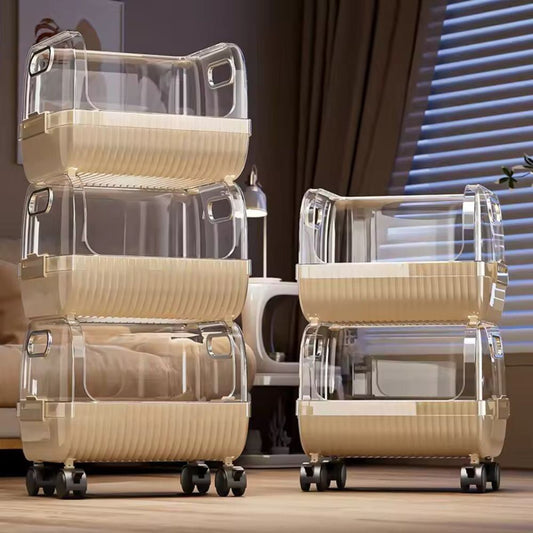 Multi-Layer Rolling Household Storage Trolley