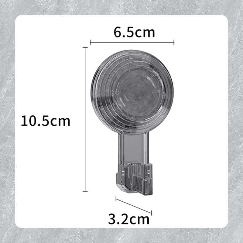 10PCS Heavy-duty suction cup hook with 5 kg capacity
